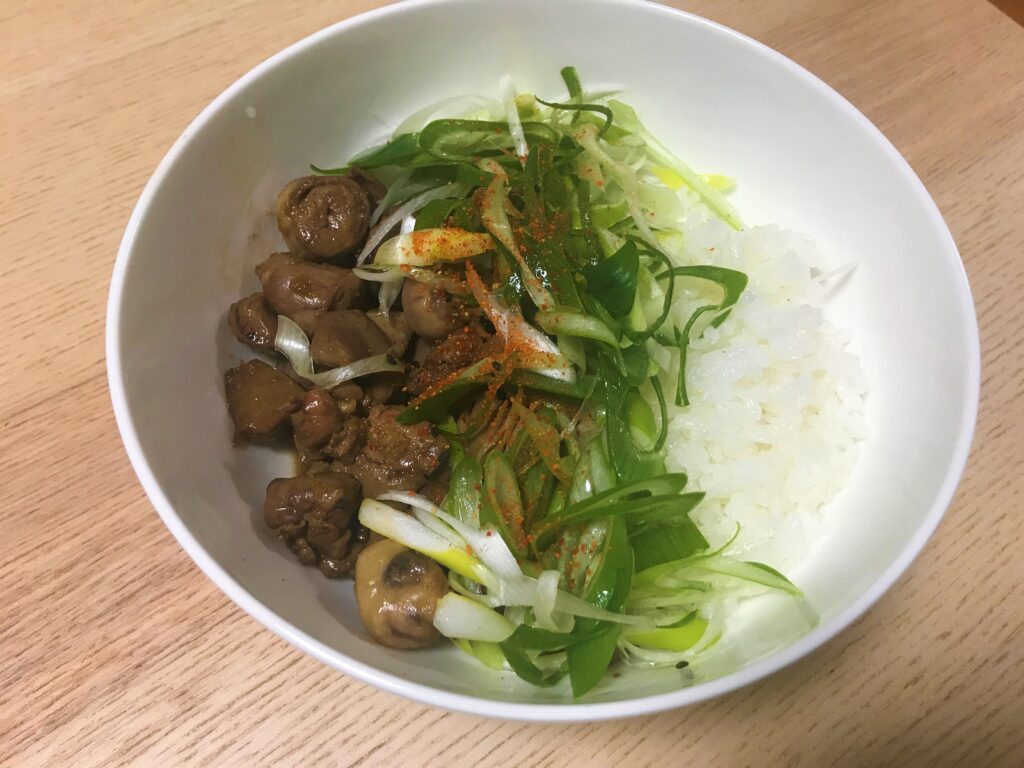 至高の純レバ丼