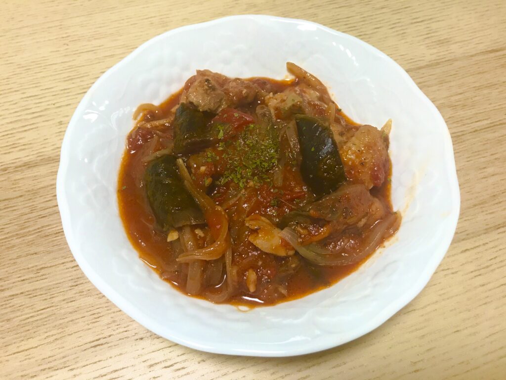 至高のチキントマト煮