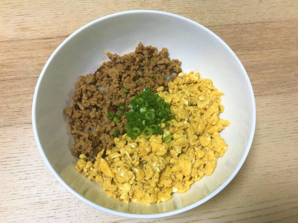 至高のそぼろ丼